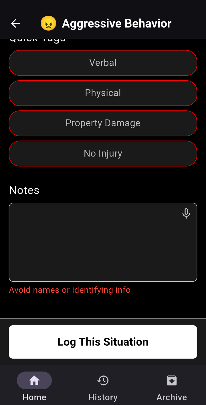 DSP Buddy quick tags and notes field